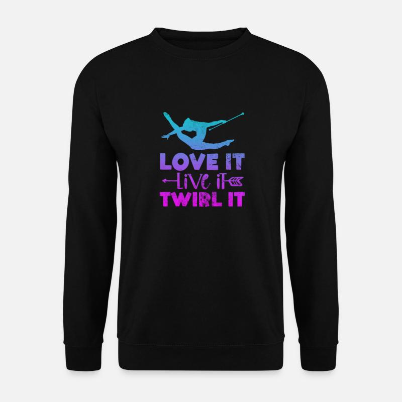 Baton Twirling - Unisex Sweatshirt - black