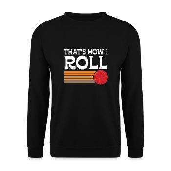 Bocce Bocce Ball Bouler Boulen Cadeau - Sweat-shirt Unisexe - noir - Devant - Alina (178cm) & Michal (187cm)