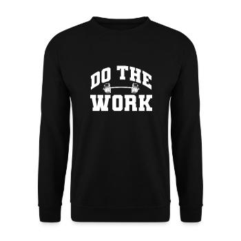 Bodybuilder Body Building Fitness Gym Cadeau - Sweat-shirt Unisexe - noir - Devant - Alina (178cm) & Michal (187cm)