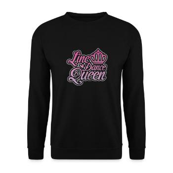 Linedance - Unisex Pullover - Schwarz - Vorne - Alina (178cm) & Michal (187cm)