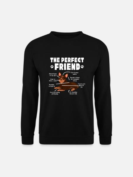 Australian Cattle Dog Hund Hunde Geschenk - Unisex Pullover - Schwarz