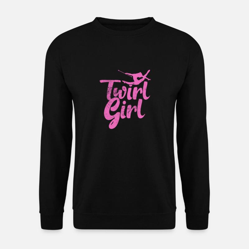 Baton Twirling - Unisex Pullover - Schwarz