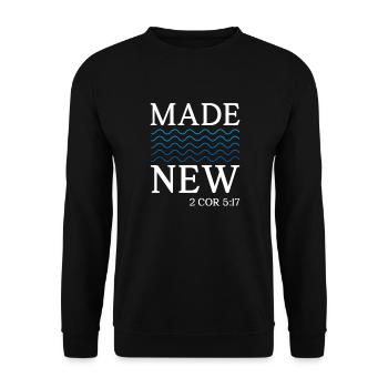 Bible Verset biblique Proverbes chrétiens Jésus Don - Sweat-shirt Unisexe - noir - Devant - Alina (178cm) & Michal (187cm)