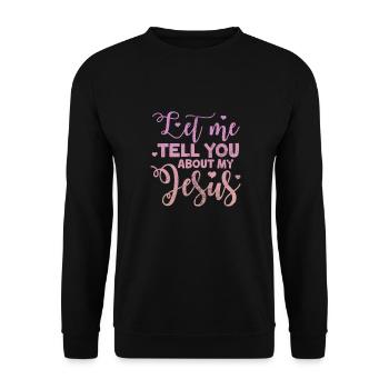 Bible - Sweat-shirt Unisexe - noir - Devant - Alina (178cm) & Michal (187cm)