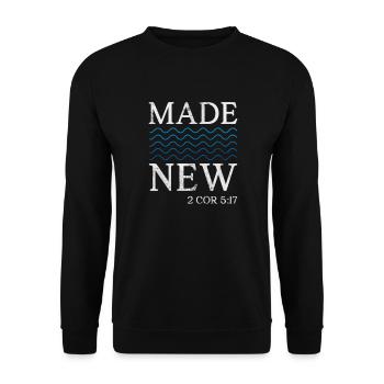 Bible - Unisex Sweatshirt - black - Front - Alina (178cm) & Michal (187cm)