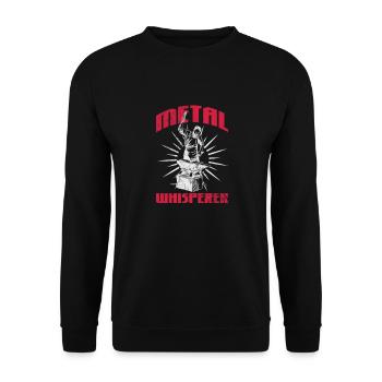 Blacksmith - Unisex Sweatshirt - black - Front - Alina (178cm) & Michal (187cm)