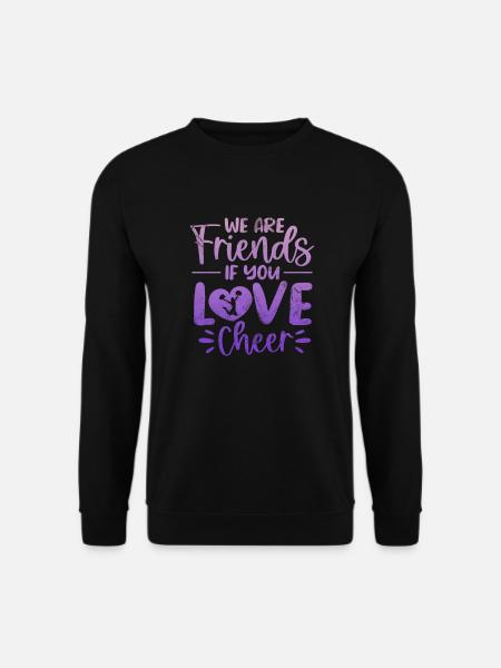 Cheerleader Cheerleading Sport Gymnastics Gift - Sweat-shirt Unisexe - noir