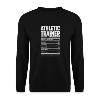 Sportmediziner Sportmedizin Athletiktrainer - Unisex Pullover - Schwarz - Vorne - Alina (178cm) & Michal (187cm)