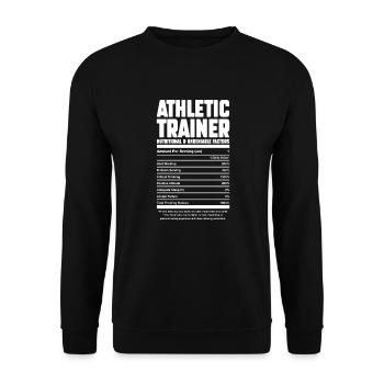 Médecin du sport - Sweat-shirt Unisexe - noir - Devant - Alina (178cm) & Michal (187cm)