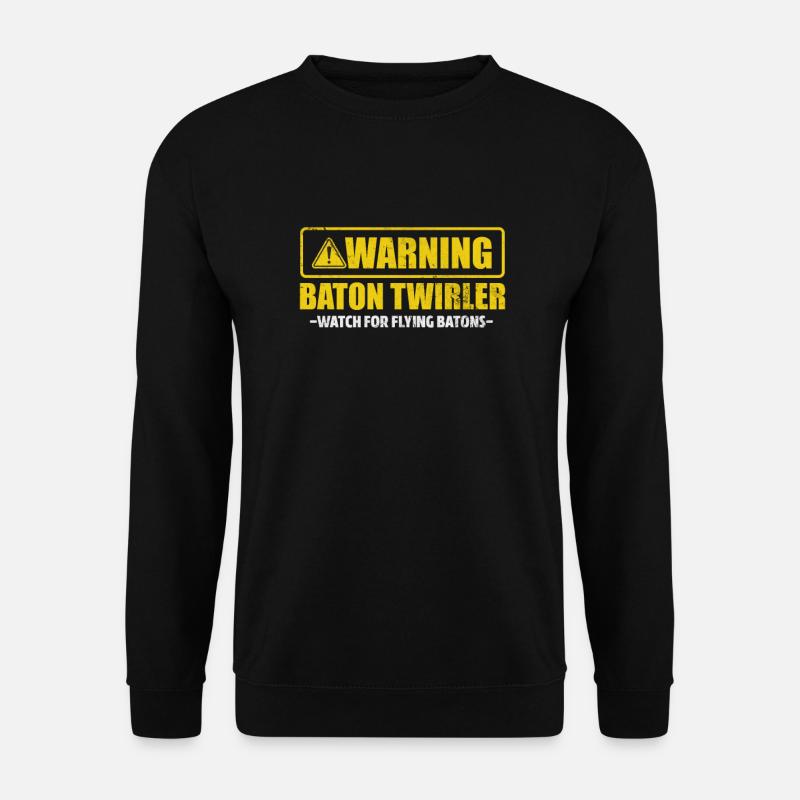 Baton Twirling - Unisex Pullover - Schwarz
