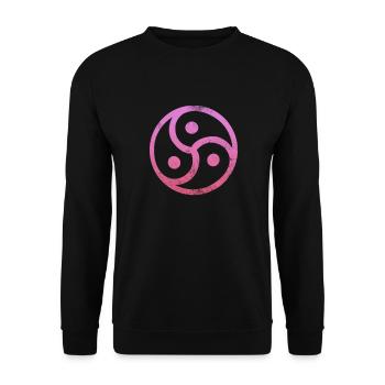 Sadomaso - Unisex Sweatshirt - black - Front - Alina (178cm) & Michal (187cm)