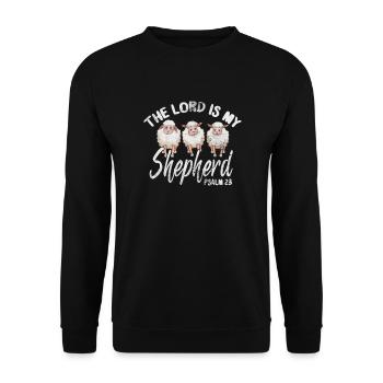 Bible - Unisex Sweatshirt - black - Front - Alina (178cm) & Michal (187cm)