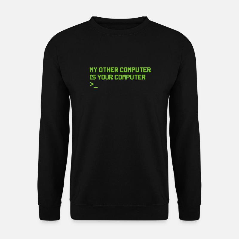 Hacker Coder Computer Hacking Cadeau - Sweat-shirt Unisexe - noir