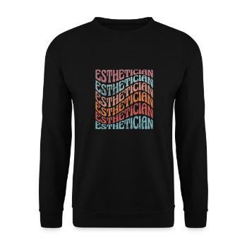 Kosmetikerin - Unisex Pullover - Schwarz - Vorne - Alina (178cm) & Michal (187cm)