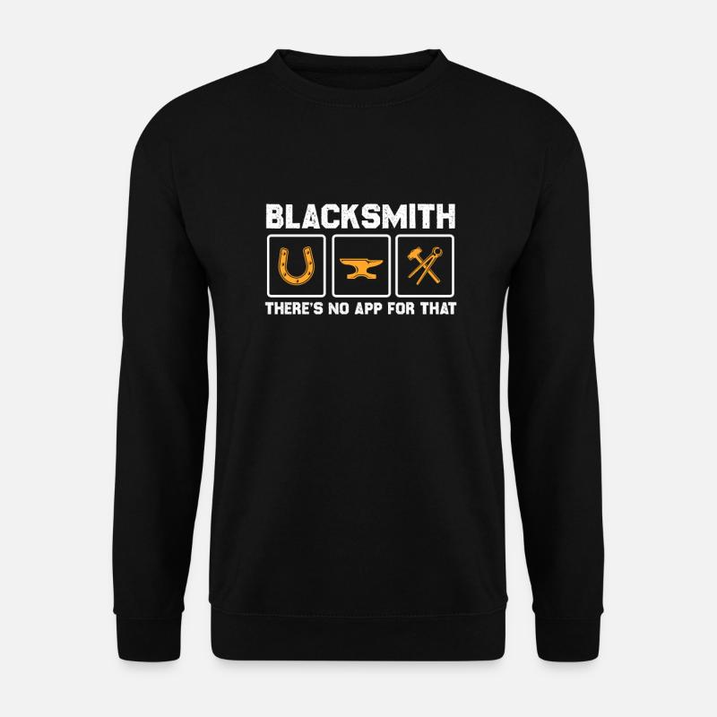 Blacksmith Schiede Anvil Cutler Gift - Unisex Sweatshirt - black