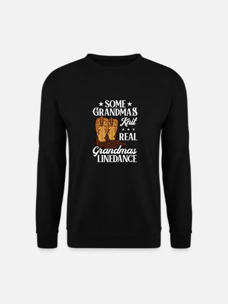 Line Dance Country Line Dancer Line Dancing Gift - Unisex Sweatshirt - black