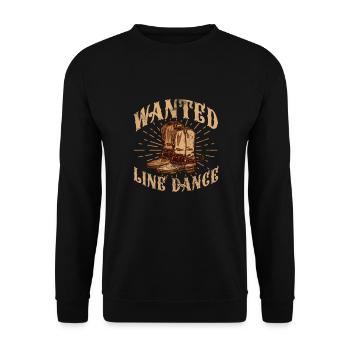 Linedance - Unisex Pullover - Schwarz - Vorne - Alina (178cm) & Michal (187cm)