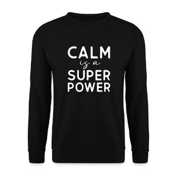 Méditation méditer Zen Yoga cadeau - Sweat-shirt Unisexe - noir - Devant - Alina (178cm) & Michal (187cm)