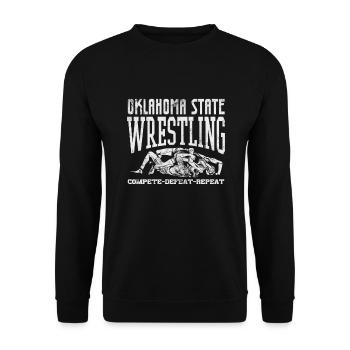 Wrestling - Unisex Pullover - Schwarz - Vorne - Alina (178cm) & Michal (187cm)