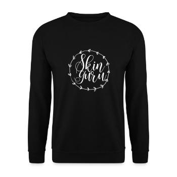Beautician Cosmetic Makeup Gift - Unisex Sweatshirt - black - Front - Alina (178cm) & Michal (187cm)