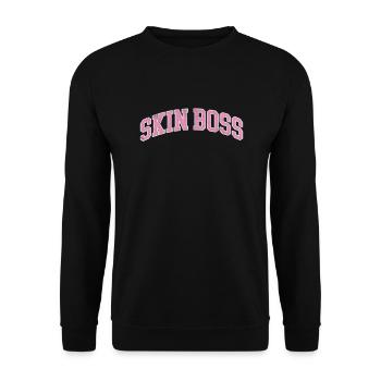 Kosmetikerin - Unisex Pullover - Schwarz - Vorne - Alina (178cm) & Michal (187cm)