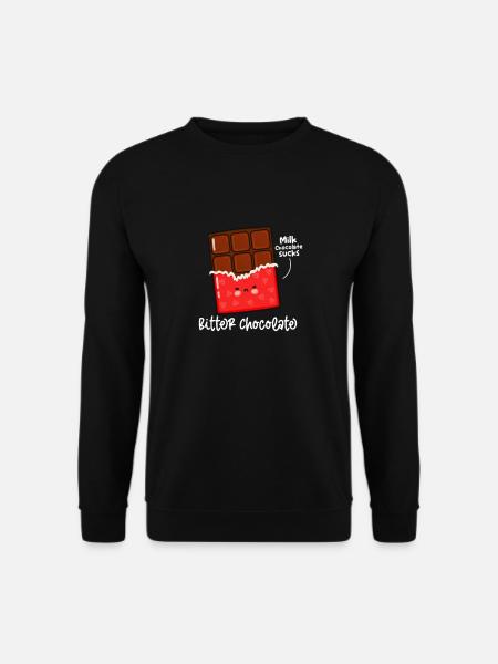 Chocolate Chocolate Food Cocoa Gift - Unisex Sweatshirt - black