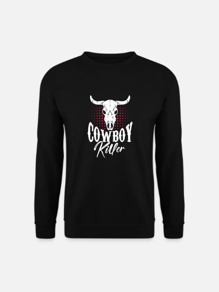 Cowboy Cowboy Boots Western Gift - Unisex Sweatshirt - black