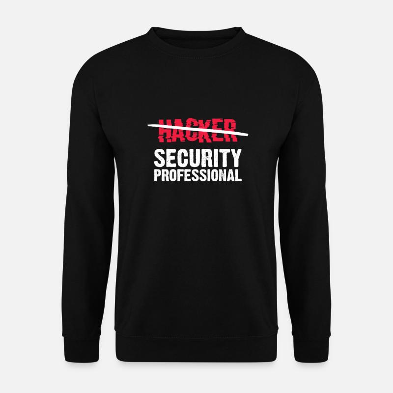 Hacker Coder Computer Hacking Gift - Unisex Sweatshirt - black