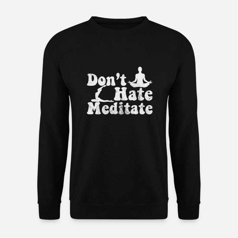Meditation - Unisex Sweatshirt - black