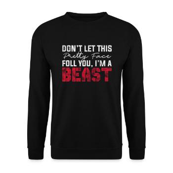 Wrestling - Unisex Pullover - Schwarz - Vorne - Alina (178cm) & Michal (187cm)