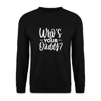Sadomaso BDSM Femdom SM Sado Maso Gift - Unisex Sweatshirt - black - Front - Alina (178cm) & Michal (187cm)