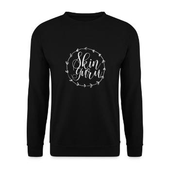 Kosmetikerin - Unisex Pullover - Schwarz - Vorne - Alina (178cm) & Michal (187cm)