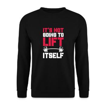Bodybuilder Body Building Fitness Gym cadeau - Sweat-shirt Unisexe - noir - Devant - Alina (178cm) & Michal (187cm)