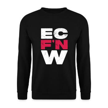 Wrestling Wrestler Fight Wrestling Ringer Gift - Unisex Sweatshirt - black - Front - Alina (178cm) & Michal (187cm)