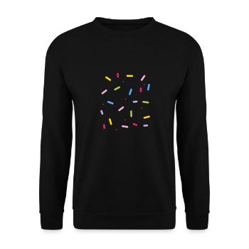 Ice Cream Ice Cream Ice Cream Summer Gift - Unisex Sweatshirt - black - Front - Alina (178cm) & Michal (187cm)