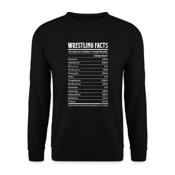 Wrestling - Unisex Pullover - Schwarz - Vorne - Alina (178cm) & Michal (187cm)