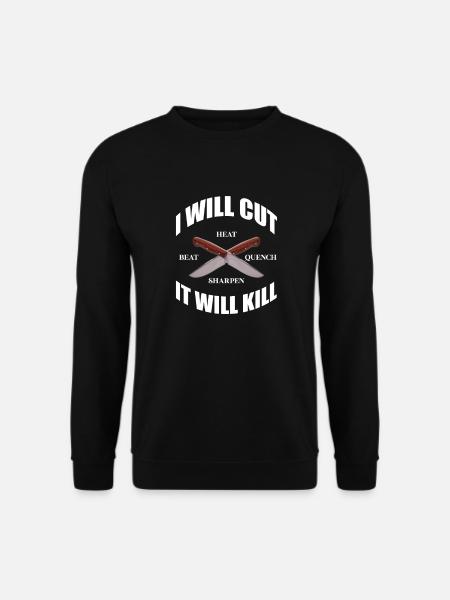 Blacksmith Schiede Anvil Cutler Gift - Unisex Sweatshirt - black