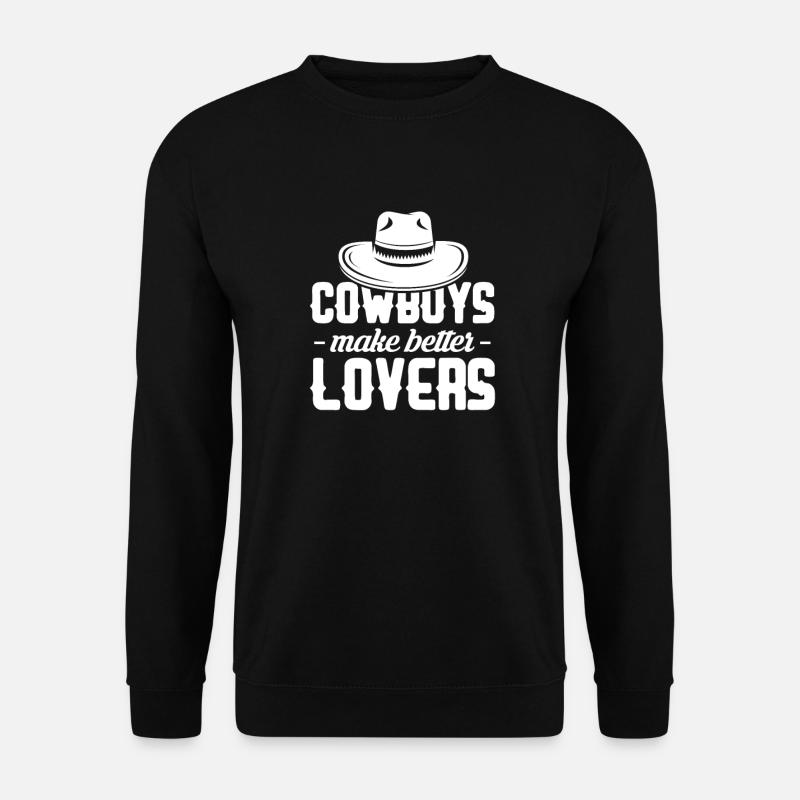 Cowboy Cowboy Boots Western Gift - Unisex Sweatshirt - black
