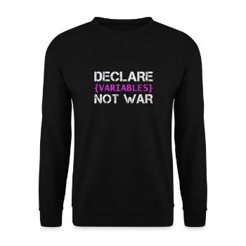 Hacker - Unisex Pullover - Schwarz - Vorne - Alina (178cm) & Michal (187cm)