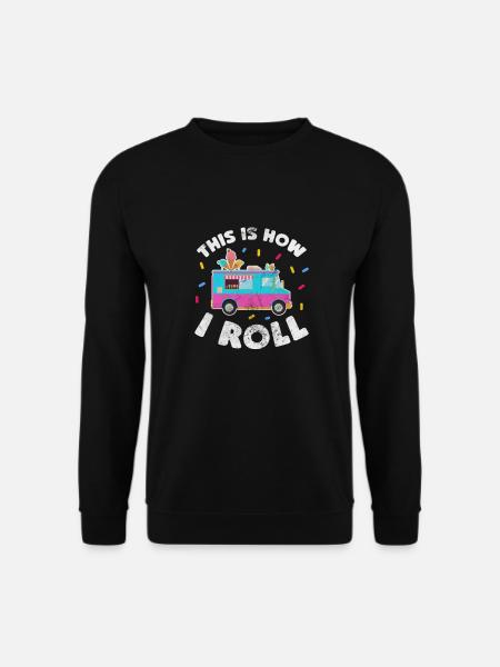 Eiscreme - Unisex Pullover - Schwarz