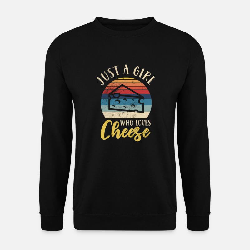 Cheese - Unisex Sweatshirt - black
