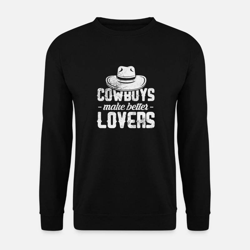Cow-boy - Sweat-shirt Unisexe - noir