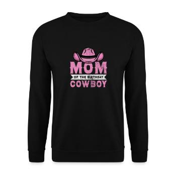 Cowboy - Unisex Pullover - Schwarz - Vorne - Alina (178cm) & Michal (187cm)