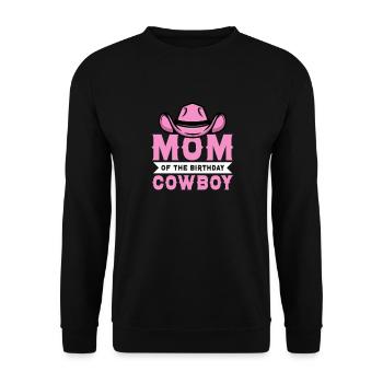 Cowboy Cowboy bottes Western cadeau - Sweat-shirt Unisexe - noir - Devant - Alina (178cm) & Michal (187cm)