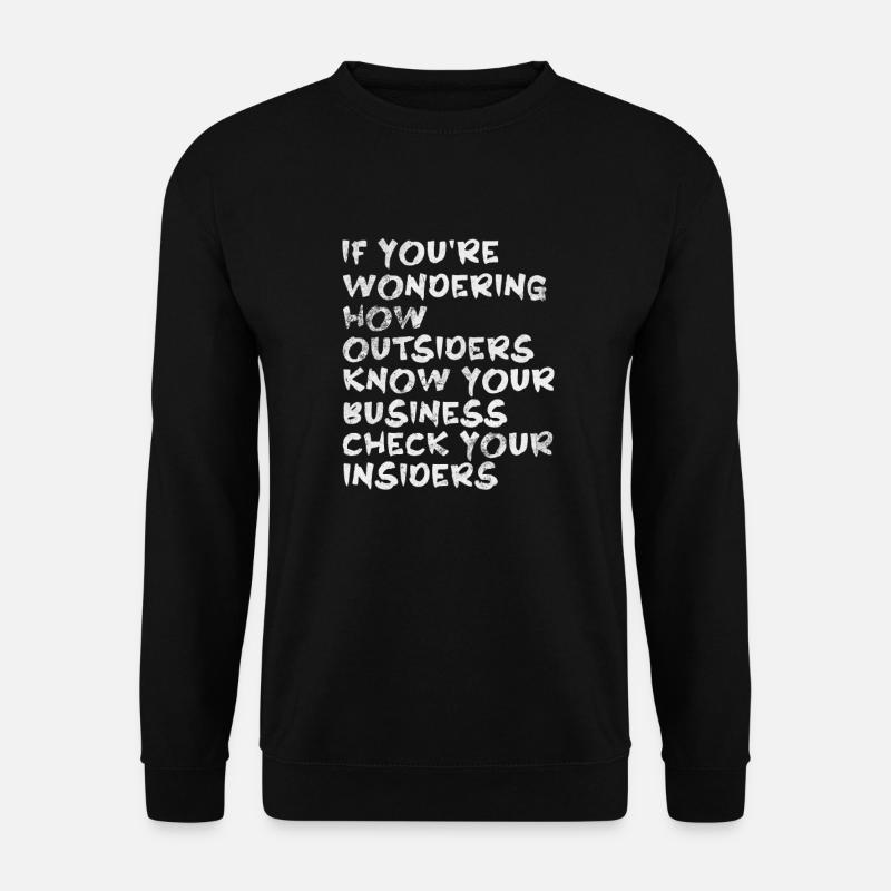 Hacker - Unisex Sweatshirt - black