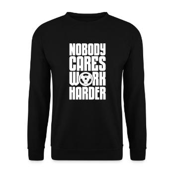 Bodybuilder Body Building Fitness Gym cadeau - Sweat-shirt Unisexe - noir - Devant - Alina (178cm) & Michal (187cm)