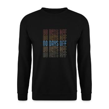 Bodybuilder - Unisex Pullover - Schwarz - Vorne - Alina (178cm) & Michal (187cm)