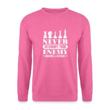 Schach - Unisex Pullover - Pink - Vorne