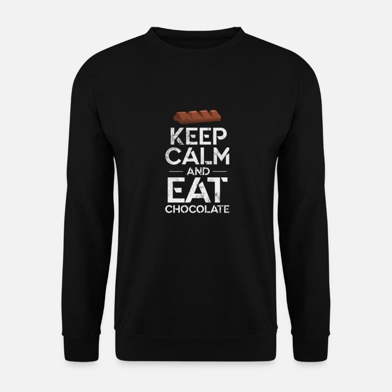 Chocolate - Unisex Sweatshirt - black
