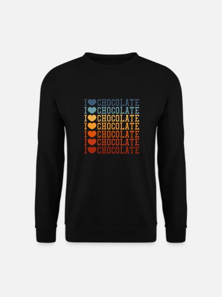 Chocolate Chocolate Food Cocoa Gift - Unisex Sweatshirt - black